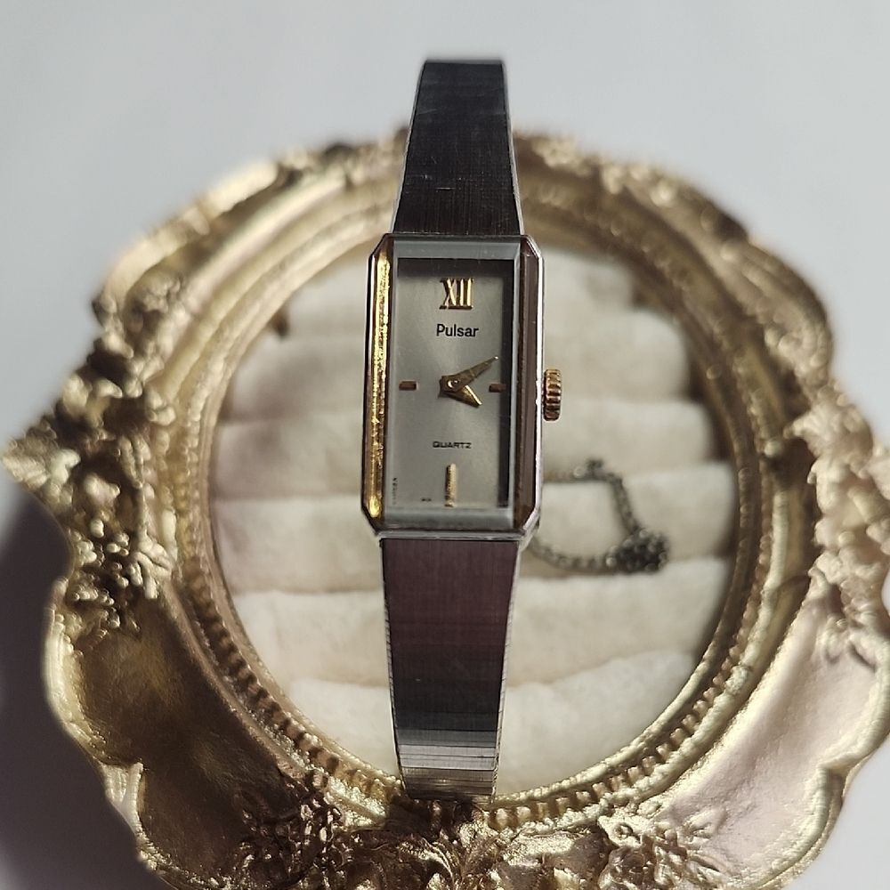 Pulsar Women's Two-Tone Rectangular Watch